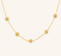 Golden Daisy Pastoral Necklace