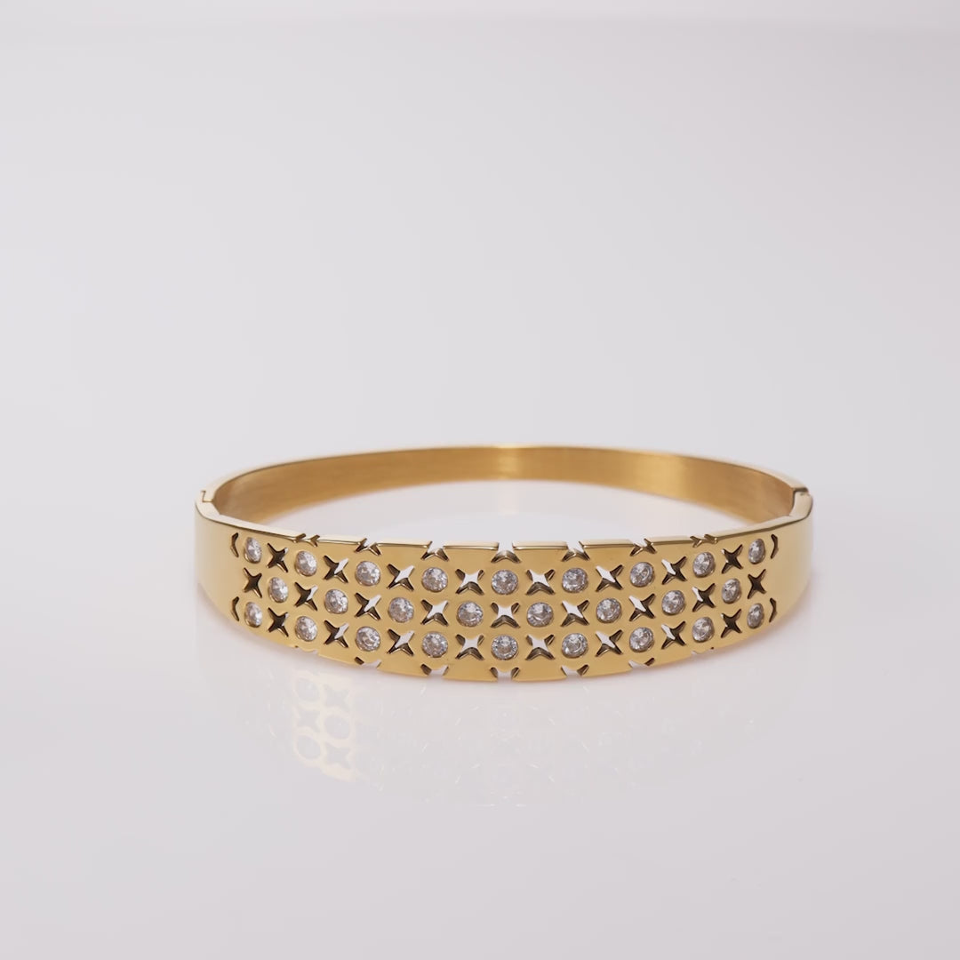 Gilded Mosaic Bangle
