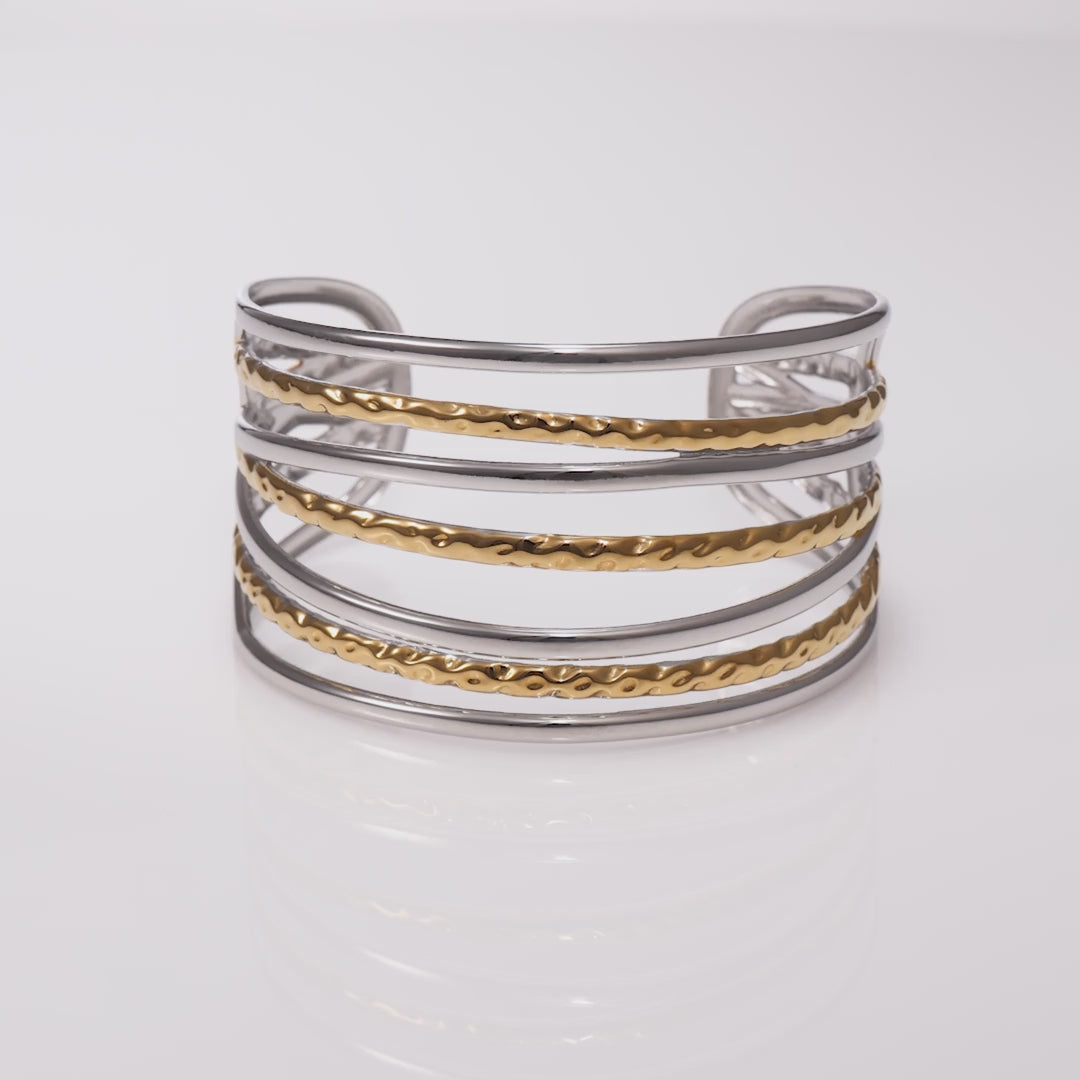 Modern Chic Colorblock Bangle
