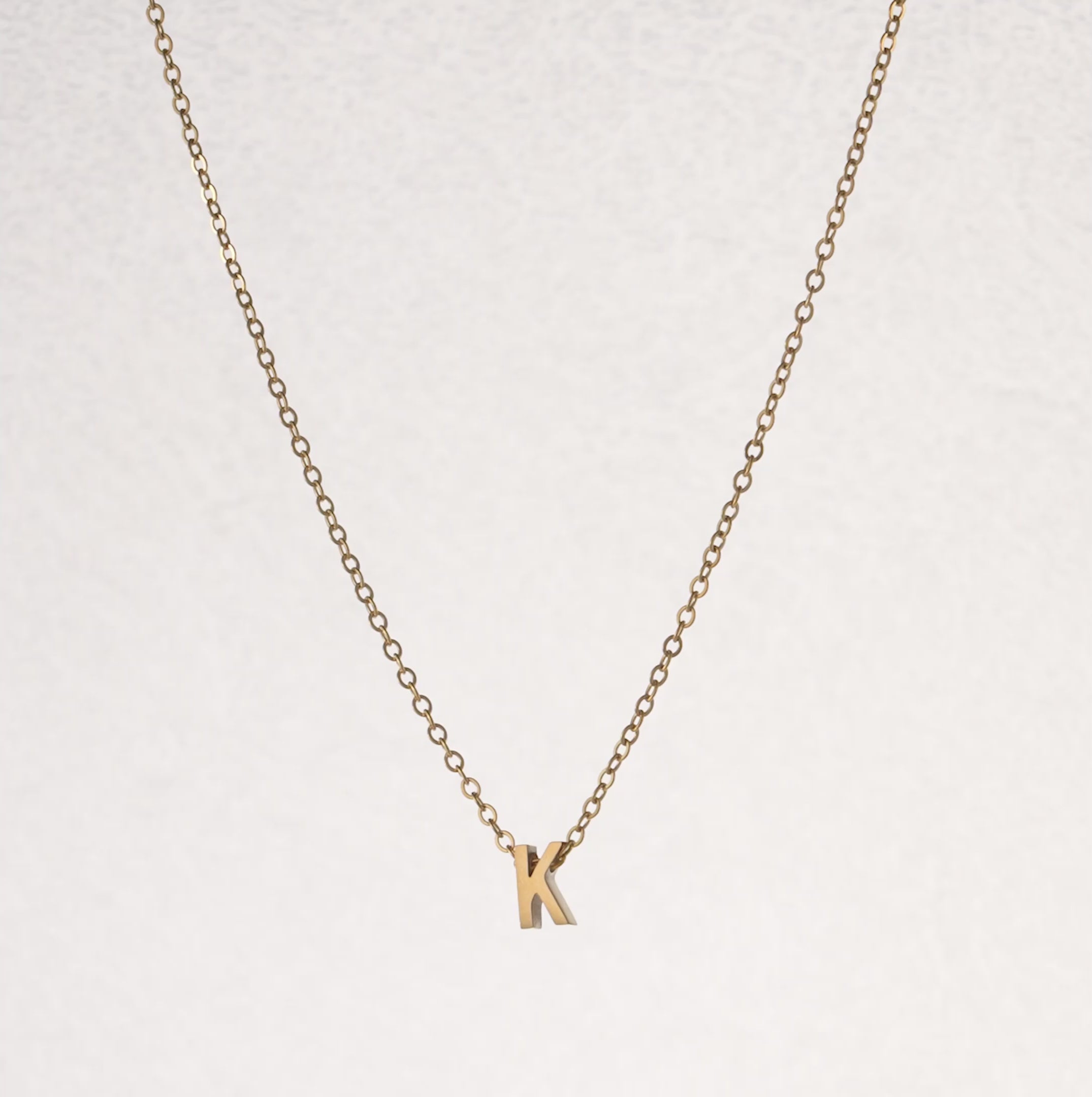 Initial Pendant Necklace